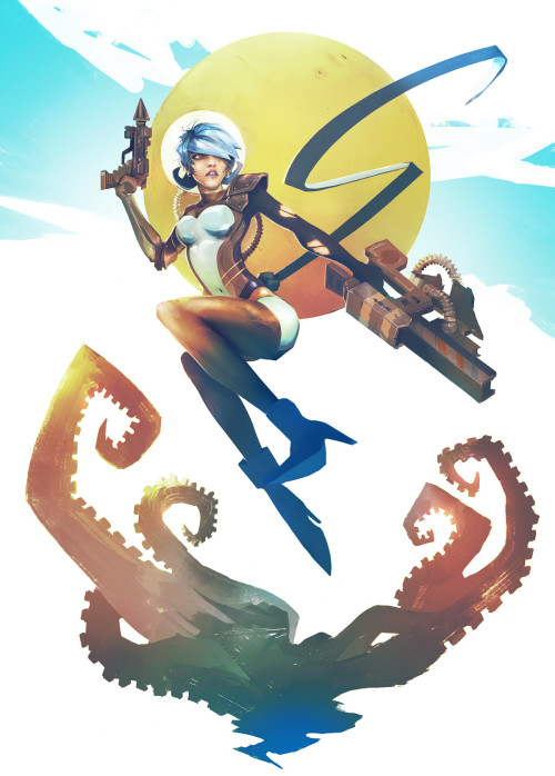 artissimo:  pop space scout and the sticky alien tentacles by alexandre chaudretShadowline: The Art of Iain McCaig