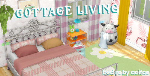 aoifae: I’m back with some recolors and this time it’s some new boring bedding! inf