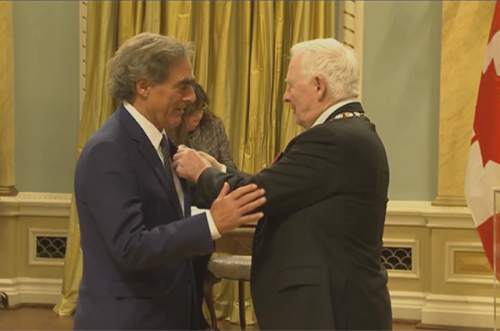 Our Co-founders, Michael Budman and Don Green receiving The Order of Canada in Ottawa, Canada on Nov