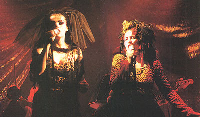 ninainekstasy:  nina hagen and lene lovich 1986