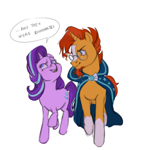 gloomy-doom: the biggest dorks in equestria? i love em