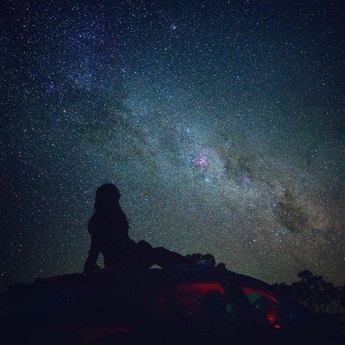 ohstarstuff:  Try this the next time you go stargazing:  “As you lie on your back, it is natural to 