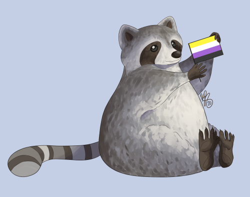 Happy Pride Month!!! We are starting the month with pride raccoons! :)