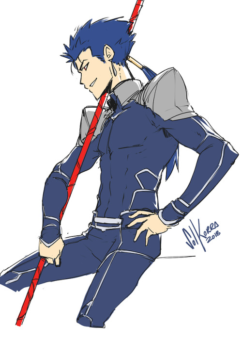 museofmelody: solkorra: I’m playing #FateGrandOrder and Cú is my principal fighter uwu 
