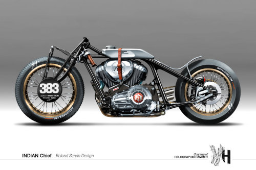 rhubarbes:“Roland Sands Indian Chief” by Holographic Hammer.