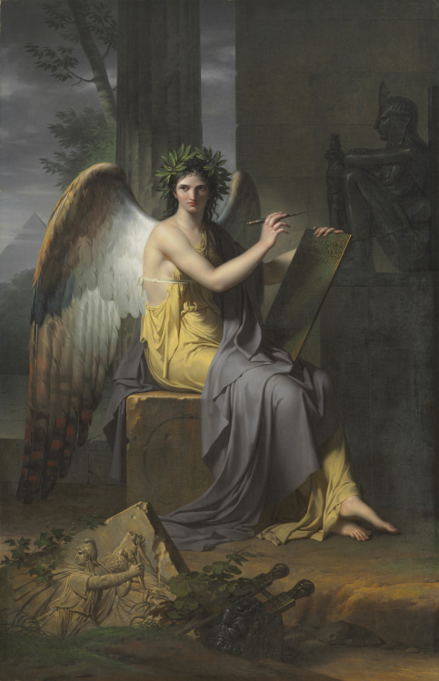 Clio, Muse of HistoryCharles Meynier (French; 1768–1832)1800Oil on canvasThe Cleveland Museum of Art