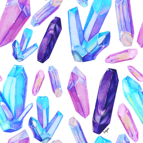Soul gem pattern! Sparkles and pastels! (transparent) ✨