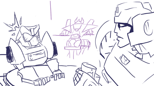 shokkuwebu:  servojob:  shokkuwebu:  i see a lot of people go “OHHH CYCLONUS/TAILGATE IS FATHER/SON RELATIONSHIP”  and i just imagine tailgate being like “oh man i cant wait to frag cyclonus”  and the other robots are just like “awww,