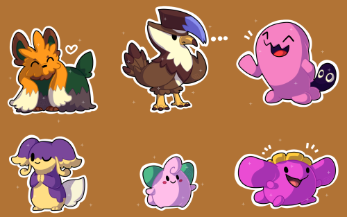 smash-chu:Another batch of chibi-esk Pokemon, this time randomly regenerated with a random number re