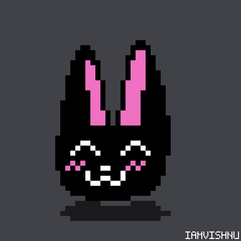iamvishnu:
“ I was working on Resource Pack stuff all day, and I got inspired to do some pixel art. Here’s a cute bunny/cat thing. Enjoy!
”