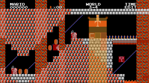 Dev Commentary Time! Every Good SMB1 Style Level Pack Has A Secret Hidden Over The Top Of The Screen,