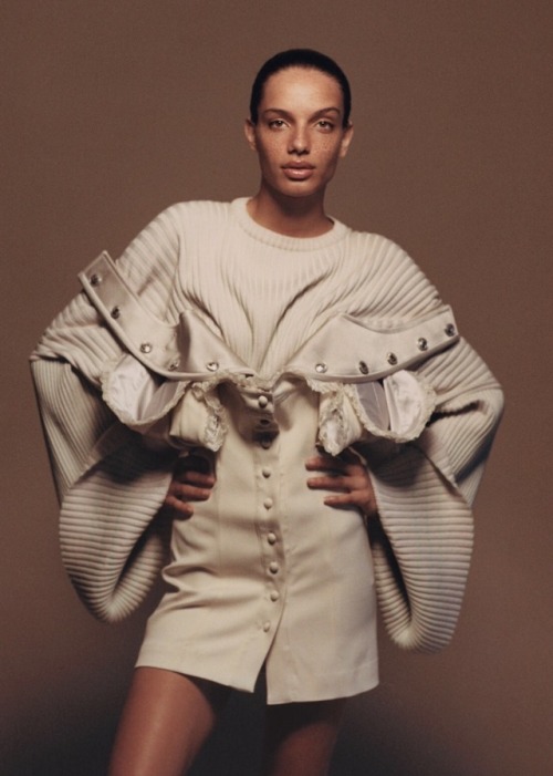 femmequeens:Alicia Herbeth in Y/Project photographed by Quentin De Briey for Models.com