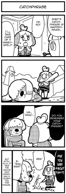 koholint:  bkub made some animal crossing comics and i tried to translate them but i’m not very good at japanese so they’re probably a bit off. i’ve never translated and edited a comic before either so the lettering’s pretty bad too. actually