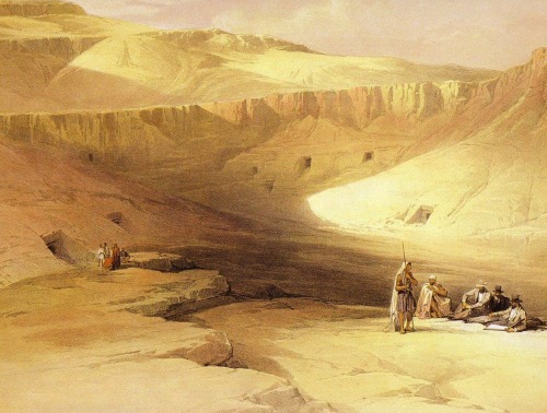 magictransistor:David Roberts, The Holy Land, Syria, Idumea, Arabia, Egypt, & Nubia (Color litho