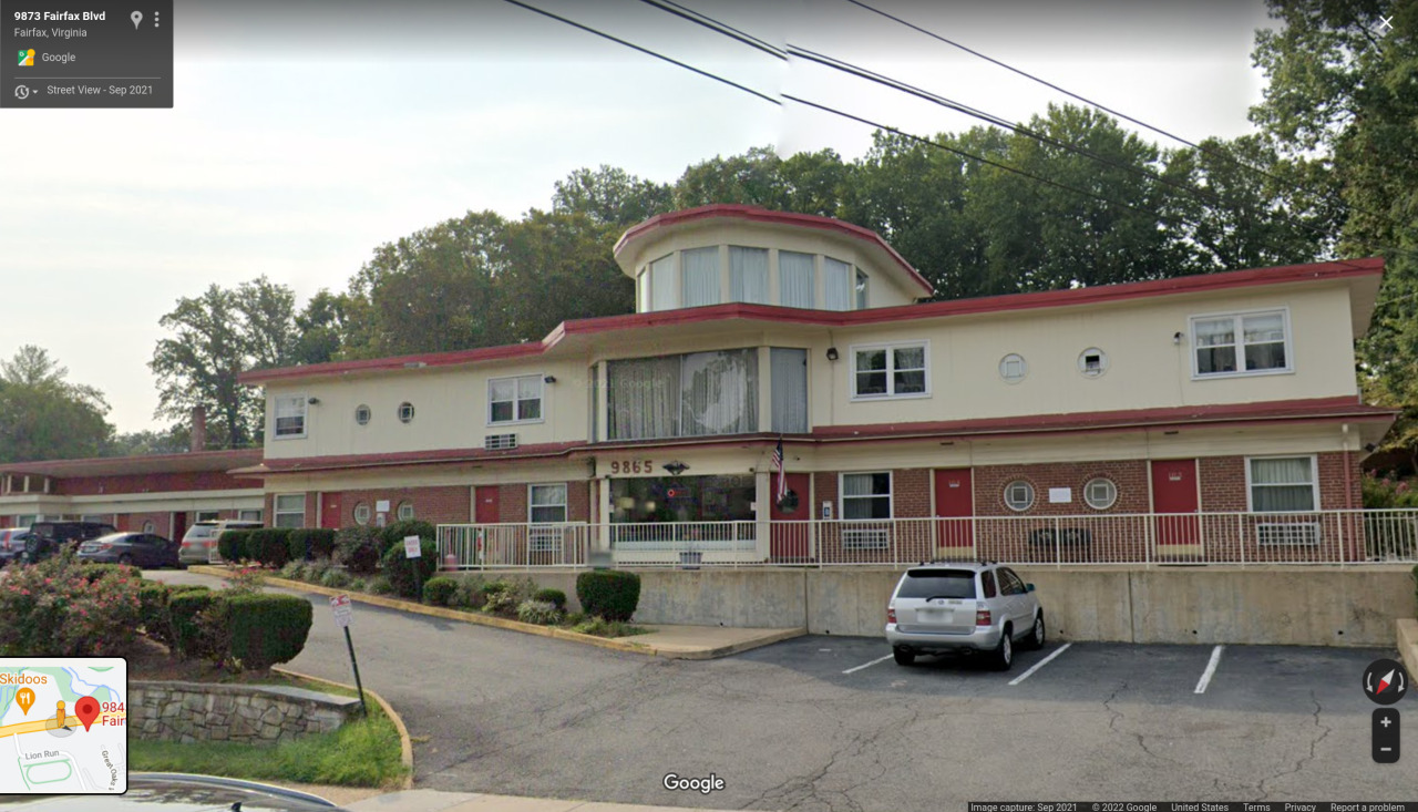 Dead Motels USA : The former Anchorage Motel of Fairfax,...