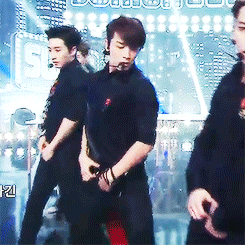 donghaek:  140412 Music Core - Donghae 