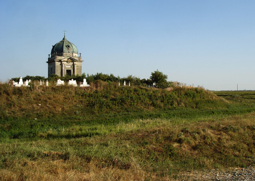 Mocioni (Mocsonyi) family crypt in Foeni, Timiş county, Romania