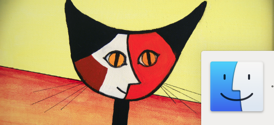 bowserfucker:  bowserfucker:  cubist-fart:  im usually very anti-picasso and anti-great modernist painters in general but i just found this painting he did of a cat check it out i like it  Is that The Apple finder Logo’s fursona   SEE 