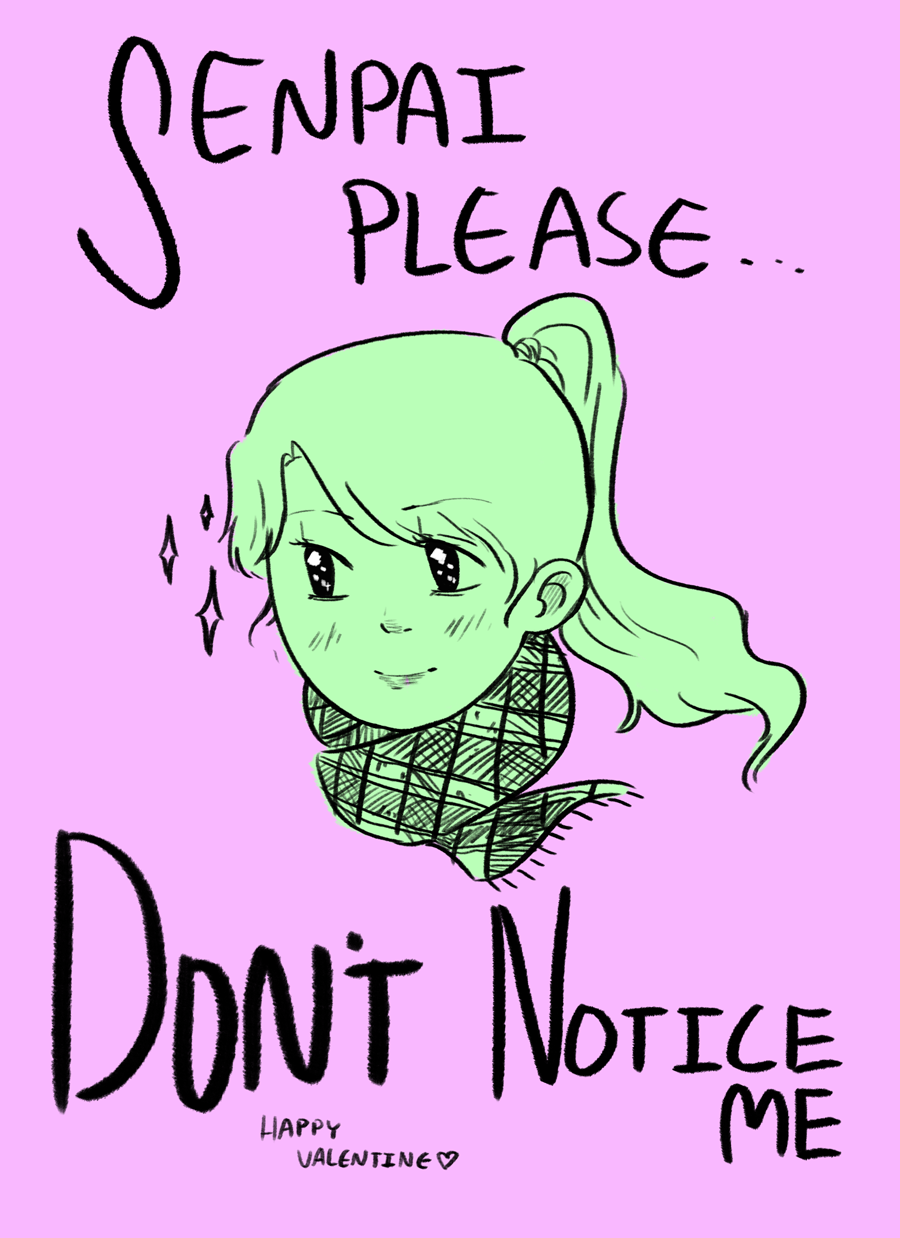 byronb:  I made some more uguu soo-goy Valentine’s Day cards so you can tell the