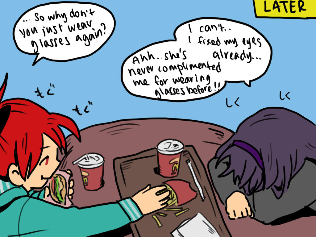 rokettoenpitsu:  Love is blind(ness) for our dear Homura-chan 