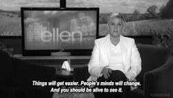 wakemeupwhenmylifeends:  Ellen I love you 