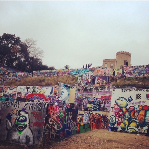 Graffiti Park at Castle Hills. #streetart #graffiti #graffitipark #austin #texas #art