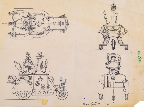 Harper Goff (1911-1993) Wonkamobile (1970)