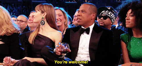 majortvjunkie:  debramorgan-blog: “I wanna thank Jay-Z”   that guy is wearing