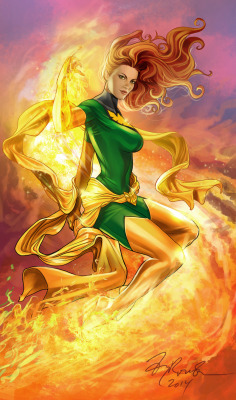 Lordtimeblogposts:  Jean Grey; Madelyne; Cheshire; Tigra; Wonderwoman; Art By Tyromsa