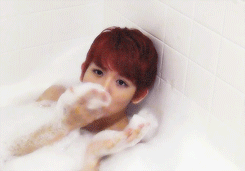 changrick:  ‘they shower for 2-3 hours, soaking in the tub. they always play together.’ r: i like taking bubble baths… c: yes, we have fun. 