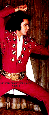 princefromanotherplanet:  Elvis Presley wearing