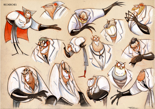 Character Design - Theme : Mechant Scientifique