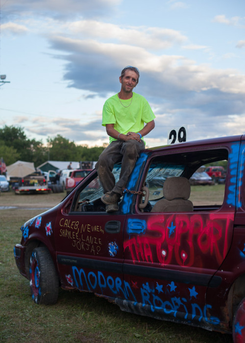 Northern Maine Demolition Derby. I saw a lot of people put their hearts into this. It’s held i