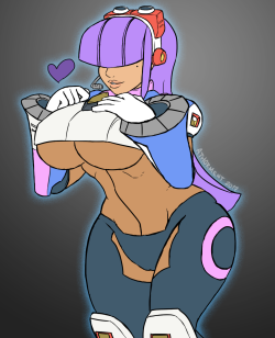 Project-Sexy-Art: Layer From Megaman X8 Was A Little Bit Bored So Opted To Try A