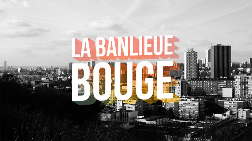 Identité visuelle pour l'association “La Banlieue Bouge” réalisé pa