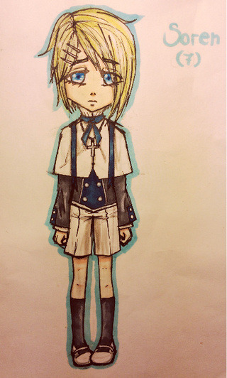 The Traditional Art Version Of The Choir Boy Soren Drawing.