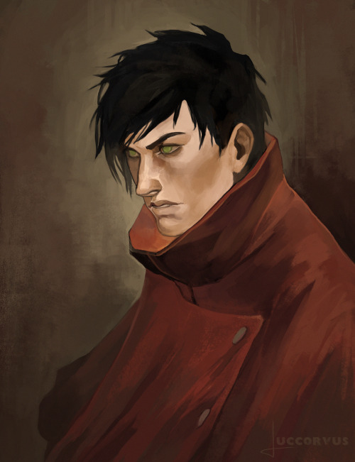 luccorvus:First art-giveaway piece done!Vincent Law from Ergo Proxy, as requested by @nihilistick!I 