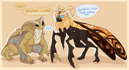 Mothra And Her Freak Of Nature Buddy, Fosphera