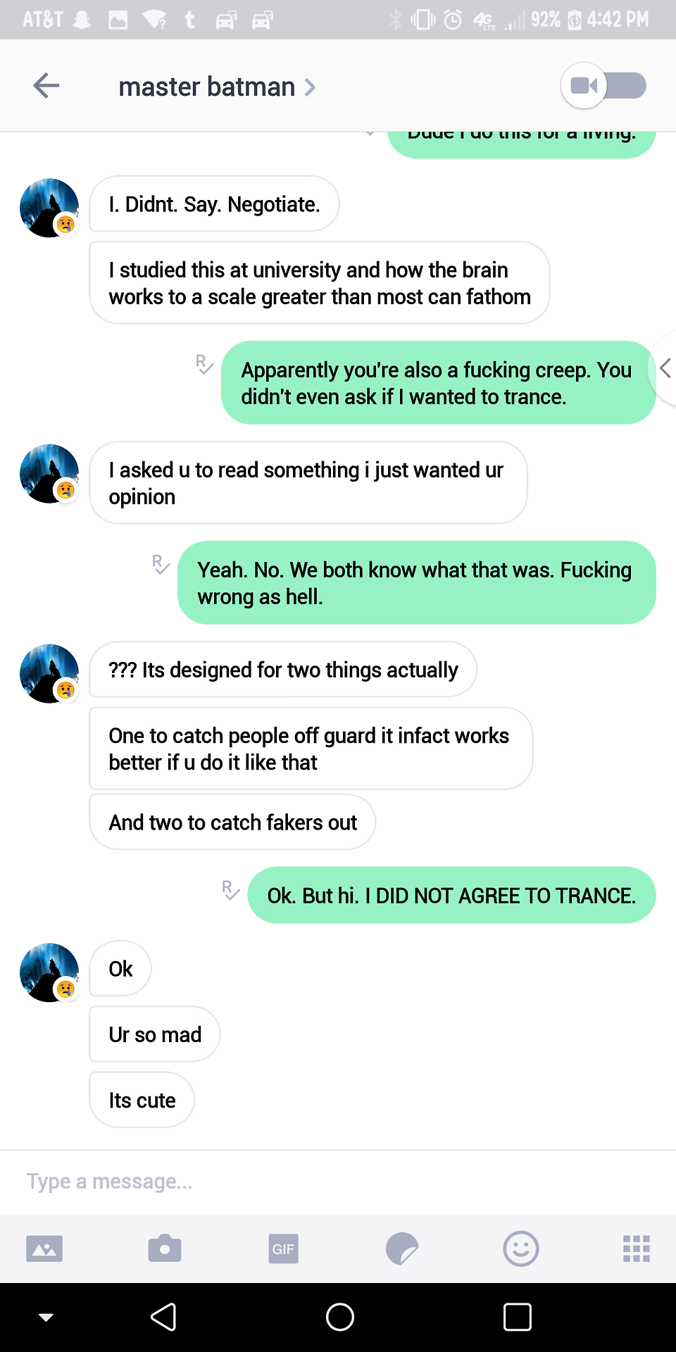 toodomforyou: yoshibound:   No. No No No No. This is not how you trance someone.