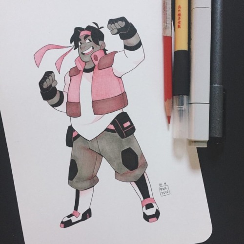 reb-chan:Inktoberflix Day 4, Hunk :&gt;