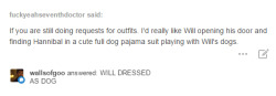 harkbus:  P y j a m a pyjama pijama kijuma kigu kigurumi…? That Closet Event, also known as The Ploy Hannibal Should Have Used to Bring Will to Europe. 