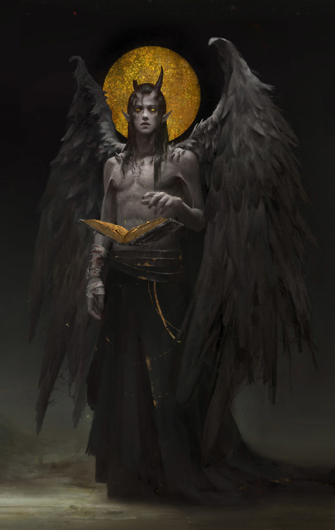 The dark Bible  HE XIAOSONG www.artstation.com/artwork/oLNZJ