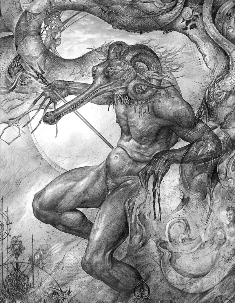 fer1972:   Drawings by Kris Kuksi 1. Song for Irina 2. Lucifer Before the entrance