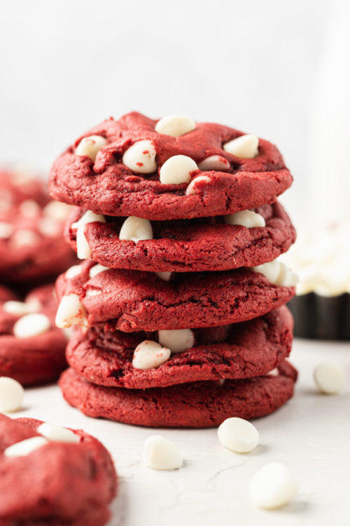 fullcravings:  Red Velvet Cake Mix Cookies