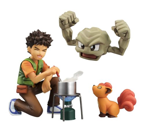 ochazuke-yokochou:[Pokemon GEM series] Brock, Geodude and Vulpix!Release date: End of October 2016so