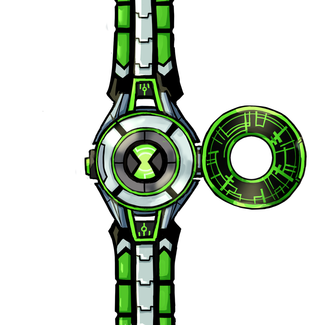 Printable Ben 10 Omnitrix Template