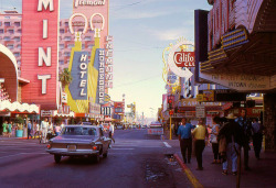 vintagevegas: Cruisin downtown Vegas 1968 