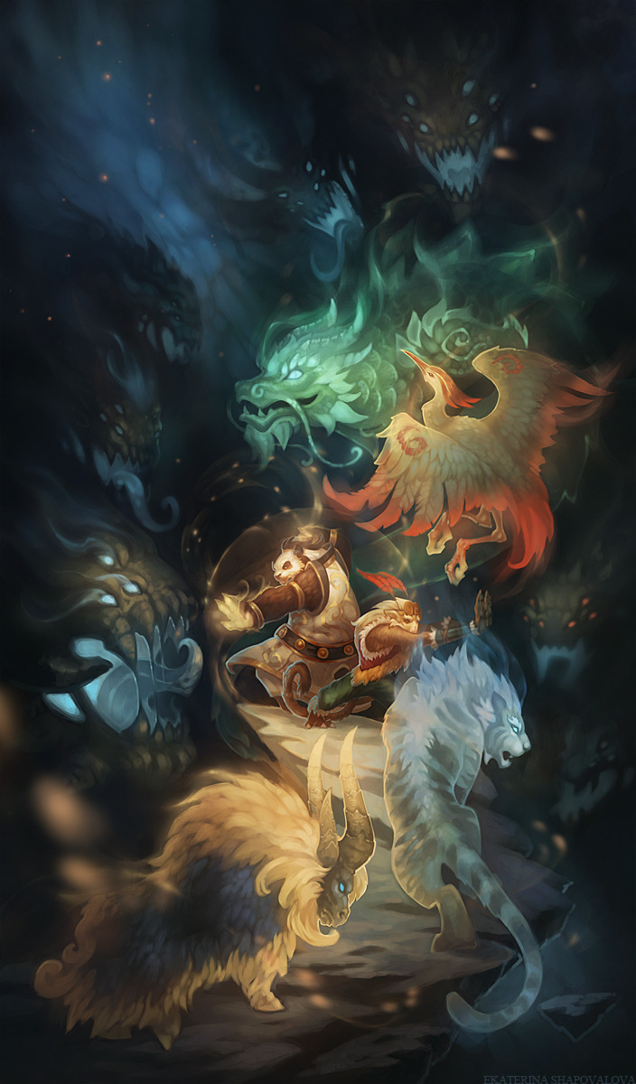 thetygre:  Seven burdens of Shao Hao by Grey-Seagull 