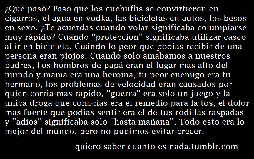 quiero-saber-cuanto-es-nada:  Hola, me dio pena esto; cambio&amp;fuera. ;-; 