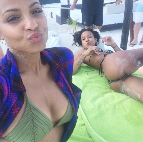 bombshellssonly - @christinamilian @karrueche